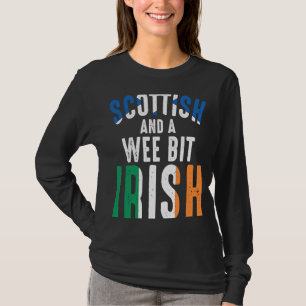 UK Schottland und ein Wee Bit irisch T-Shirt