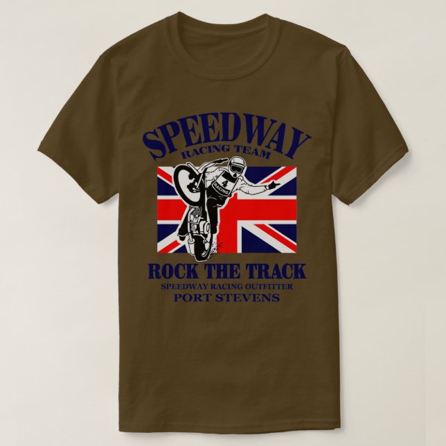 UK Speedway Motorrad Racing  T-Shirt (Design vorne)