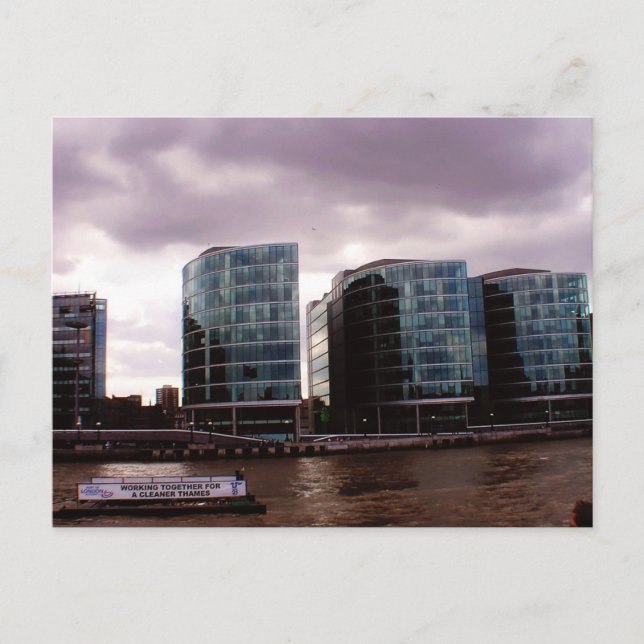(UK) Thames London Postcard Postkarte (Vorderseite)