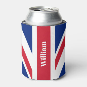 UK Union Jack Britische Flagge Personalisiert Dosenkühler