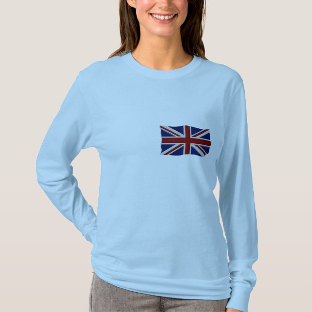 UK UNION JACK BRITISH FLAG Patriotisches Shirt (Vorderseite)