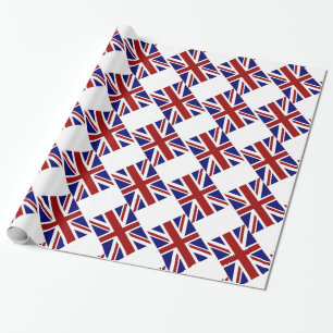 UK Union Jack Flagge diagonal Geschenkpapier