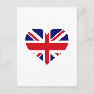 UK Union Jack Postkarte