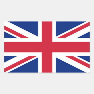 UK Vereinigtes Königreich Union Jack Flagge Rechteckiger Aufkleber