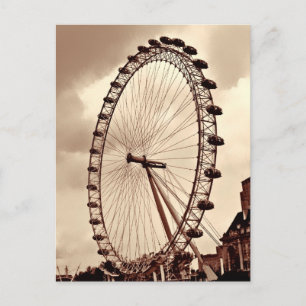 (UK) Vintag London Eye Postcard Postkarte