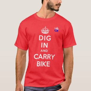 UKCyclocross - Grabung herein und tragen Fahrrad T-Shirt