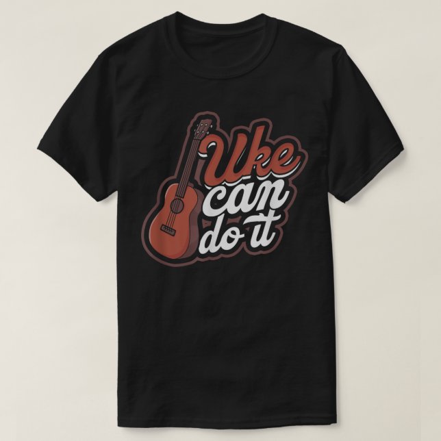 Uke can do it - Musician's Harmony and Classical M T-Shirt (Design vorne)