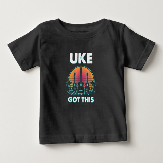 Uke Got diesen lustigen Ukulele Spieler Gitarrist Baby T-shirt (Vorderseite)