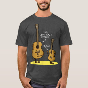 Uke I Be Your Vater Ukulele Funny Gitarre Musik 30 T-Shirt