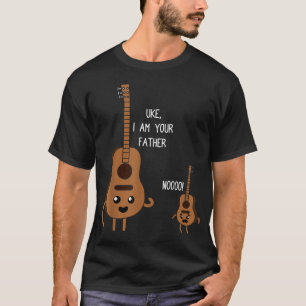Uke I bin dein Vater Funny Ukulele Banjo Guitar Pl T-Shirt