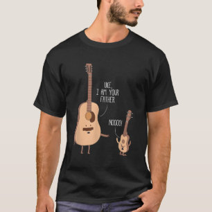 Uke I bin dein Vater Gitarre T-Shirt