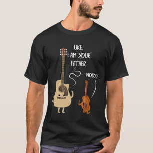 Uke I bin dein Vater Ukulele Gitarre Musik für Män T-Shirt