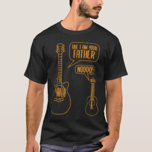 Uke I Bin Dein Vater Ukulele Gitarre Musik T-Shirt