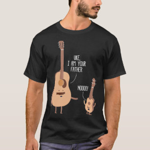 Uke I Bin Dein Vater Ukulele Gitarre Musik T-Shirt