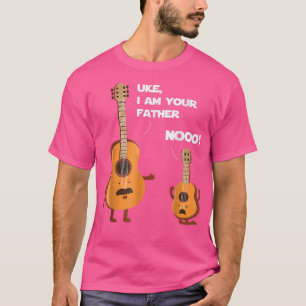 Uke I Bin Dein Vater Ukulele Gitarrenmusik-Shirt T-Shirt