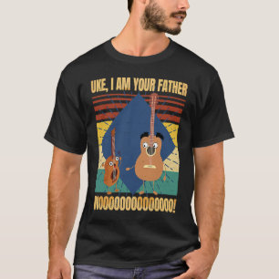 Uke Ich bin dein Vater Ukulele Gitarrenmusik Ret T-Shirt