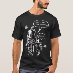 Uke, ich bin dein Vater! Wesentlicher Retro-T - Sh T-Shirt