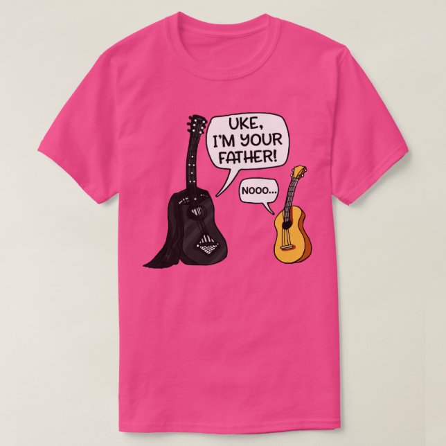 Uke Im Your Father Funny Guitar T-Shirt (Design vorne)