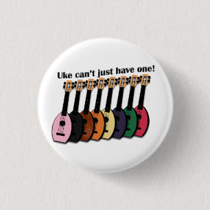 Uke kann ein nicht gerade haben! Kleiner Knopf Button