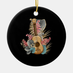 Uke Ukulele Guitar - Musician Guitarist Ukulele Keramik Ornament