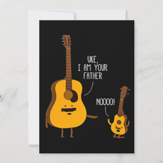 Uke Ukulele Ich bin dein Vater Vater Geschenk Ankündigung