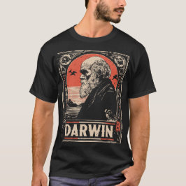 Ukiyo-e Darwin | Evolution Theory Portrait T-Shirt