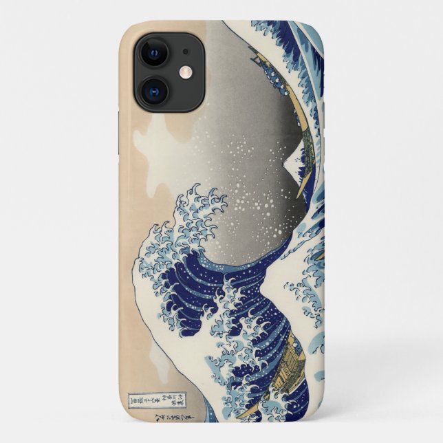 UKIYO-E ~HOKUSAI  葛飾北斎    「富嶽三十六景 神奈川沖浪裏」 Case-Mate iPhone HÜLLE (Rückseite)