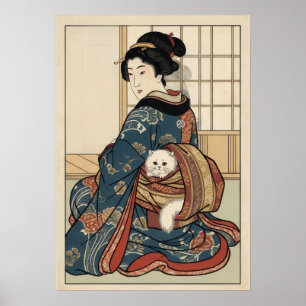 Ukiyo-e Inspiriert – Dramatisches JAPAN Poster