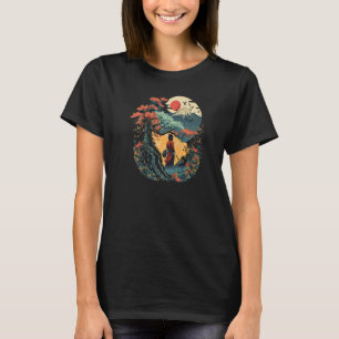 Ukiyo e Kanagawa Vintage Japanische Tattoo Grafik T-Shirt
