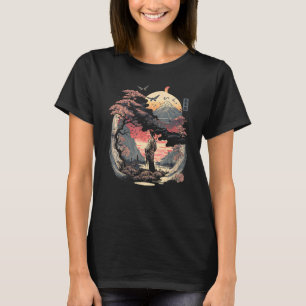 Ukiyo e Kanagawa Vintage japanische Tattoo Graphic T-Shirt