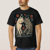 Ukiyo-e Katzen Harmonie Japanische Kunst