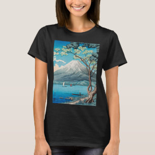 Ukiyo e Mt Fuji Japanischer Malerei Druck Meister T-Shirt