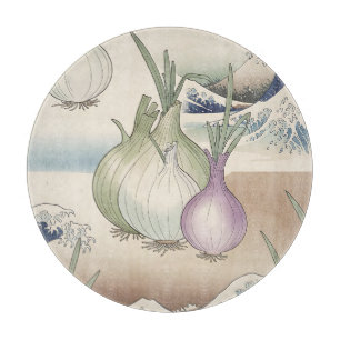 Ukiyo-e-Zwiebelwellenmuster Schneidebrett