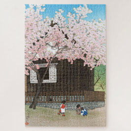 ukiyoe - Hasui - C01 - Atagoyama Hill im Frühjahr Puzzle