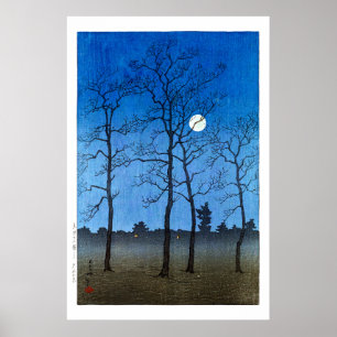 ukiyoe - Hasui - C05 - Felder von Toyam - Poster