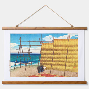 ukiyoe [hasui] C16 Herbst in Koshiji Wandteppich Mit Holzrahmen