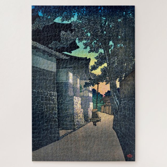 ukiyoe [hasui] C20 Kosho Temple, Himi, Etchu Puzzle (Vertikal)