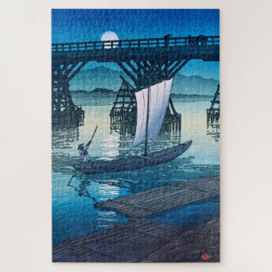 ukiyoe [hasui] C25 Asahi Bridge, Ojiya Puzzle