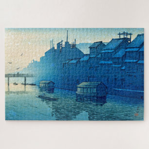 ukiyoe [hasui] C29 Morning at Dotonbori, Osaka Puzzle