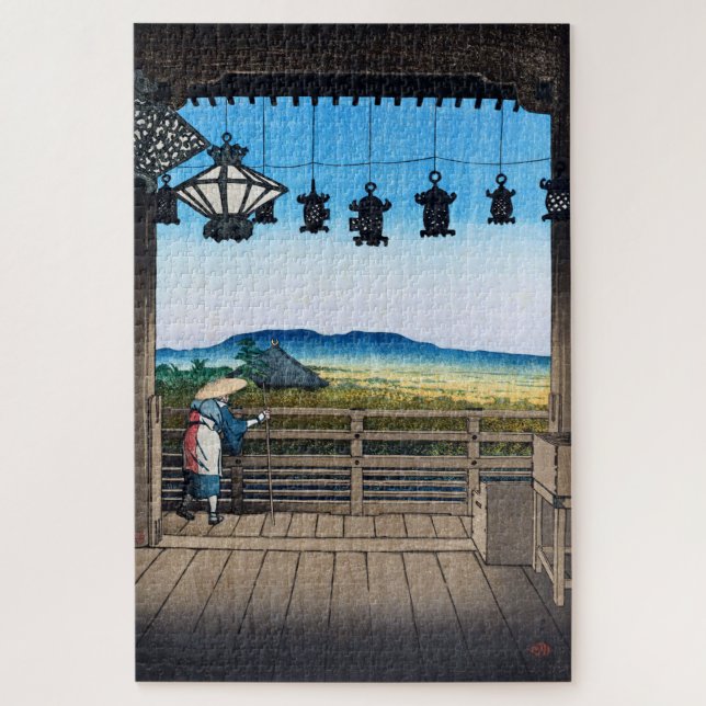 ukiyoe [hasui] C31 Nigatsu Hall, Nara Puzzle (Vertikal)