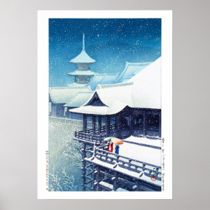 ukiyoe - Hasui - m07 - Frühjahrsschnee - Poster