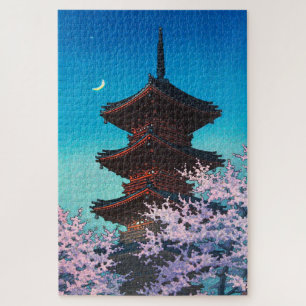 ukiyoe - Hasui - m08 - Frühjahrs-Abend - Puzzle
