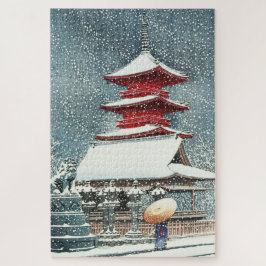 ukiyoe - hasui - m10 - Toshogu Shrine, Ueno - Puzzle