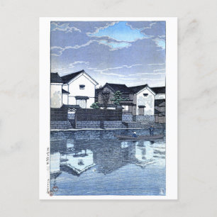 ukiyoe hasui n09 Matsue, Izumo (Cloudy Day) Postkarte
