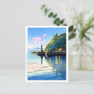 ukiyoe hasui n11 Morning at Mihogaseki in Izumo Postkarte