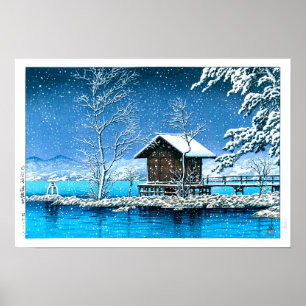 ukiyoe - hasui - No.28 Kansanomiya Shrine an ... Poster