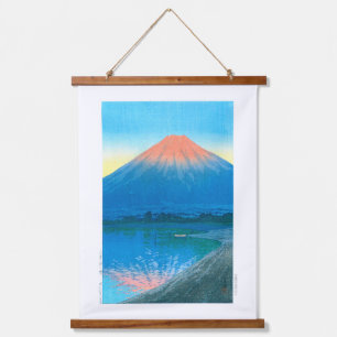 Ukiyoe - Hasui - No.7 Tagesausflug über den Yamana Wandteppich Mit Holzrahmen