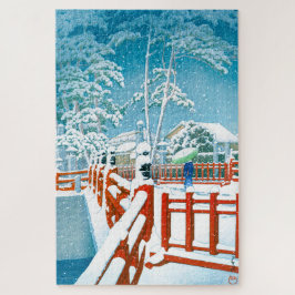 Ukiyoe - Hasui - Nr.24 Yakumo Brücke die Nagata .. Puzzle