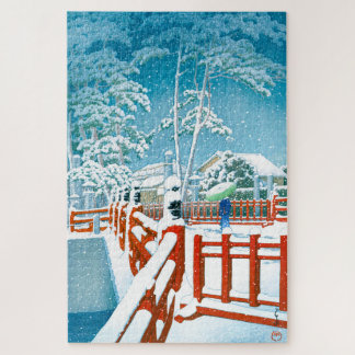 Ukiyoe - Hasui - Nr.24 Yakumo Brücke die Nagata .. Puzzle