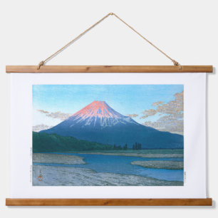 Ukiyoe - Hasui - Nr.30 Der Fuji - Wandteppich Mit Holzrahmen
